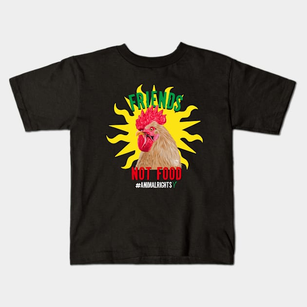 FREE ROOSTERS Kids T-Shirt by shadowcat_studios